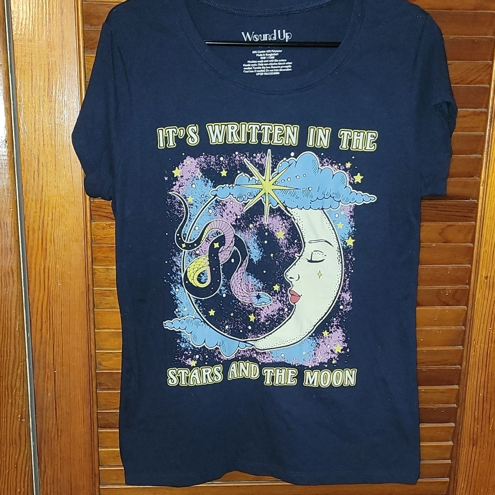 Wound Up Navy Graphic Tee